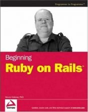 book cover of Beginning Ruby on Rails by Steven Holzner