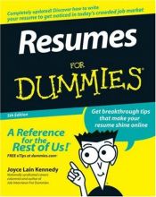 book cover of Resumes For Dummies (Resumes for Dummies) 2nd Edition by Joyce Lain Kennedy