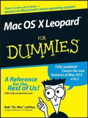 book cover of Mac OS X Leopard For Dummies (For Dummies (Computer by Bob LeVitus