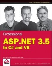 book cover of Professional ASP.NET 3.5: In C# and VB (Programmer to Programmer) by Bill Evjen