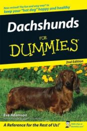book cover of Dachshunds for dummies by Eve Adamson