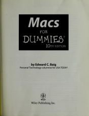 book cover of Macs For Dummies (For Dummies (Computer by Edward C. Baig