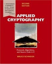 book cover of Applied Cryptography by Bruce Schneier