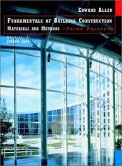 book cover of Fundamentals of Building Construction: Materials and Methods by Edward Allen