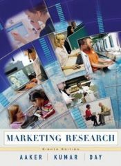 book cover of Marketing research by David Aaker