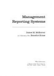 book cover of Management Reporting Systems (Wiley communigraph series on business data processing) by James M. McKeever