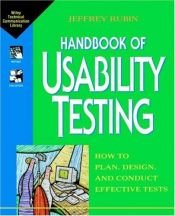 book cover of Handbook of Usability Testing: How to Plan, Design and Conduct Effective Tests (Wiley Technical Communication Library) by Dana Chisnell|Jeffrey Rubin