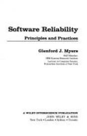 book cover of Software Reliability: Principles and Practices by Glenford Myers