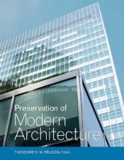 book cover of Preservation of Modern Architecture by Theodore H. M. Prudon
