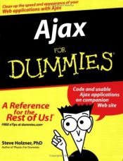 book cover of Ajax for Dummies by Steven Holzner