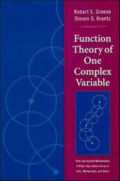 book cover of Function Theory of One Complex Variable by Robert Everist Greene
