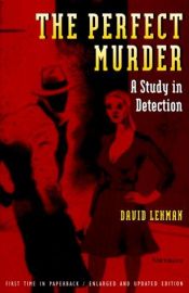 book cover of The Perfect Murder by David Lehman