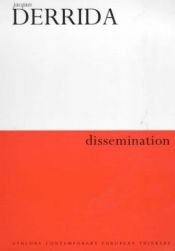 book cover of Dissémination by Жак Деррида