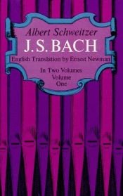 book cover of J.S. BACH Vol. I by Алберт Швайцер