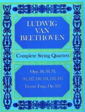 book cover of [Quartets, strings.] Complete string quartets and Grosse Fuge from the Breitkopf & Härtel complete works edition by Ludwig van Beethoven