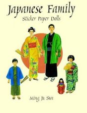 book cover of Japanese Family Sticker Paper Dolls by Ming-Ju Sun