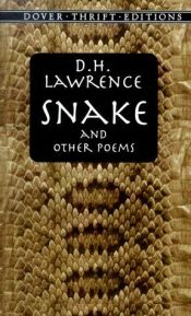 book cover of Snake and other poems by D. H. Lawrence