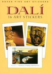 book cover of Dalí : 16 art stickers by Salvador Dali