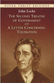 book cover of The second treatise of government by John Locke