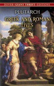 book cover of Greek and Roman Lives by Plutarch