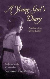 book cover of A young girl's diary by 西格蒙德·佛洛伊德