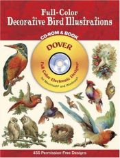 book cover of Full-Color Decorative Bird Illustrations CD-ROM and Book by Dover
