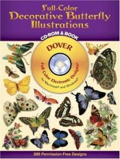 book cover of Full-Color Decorative Butterfly Illustrations CD-ROM and Book (Dover Full-Color Electronic Design) by Dover