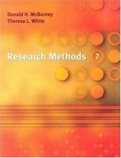 book cover of Research Methods (Non-InfoTrac Version) by Donald H. McBurney
