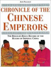 book cover of Chronicle of the Chinese emperors by Ann Paludan