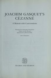 book cover of Joachim Gasquet's Cezanne: A Memoir With Conversations by Joachim Gasquet