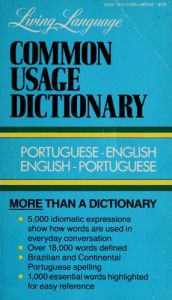 book cover of Living Language Common Usage Dictionary-Portuguese by Living Language