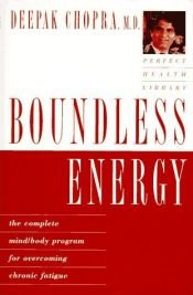 book cover of Boundless energy by Deepak Chopra
