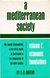 book cover of A Mediterranean Society: The Jewish Communities of the Arab World as Portrayed in the Documents of the Cairo Geniza, Vol. I: Economic Foundations by S.D. Goitein