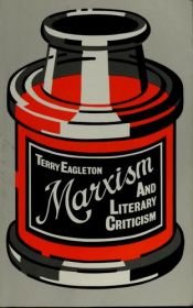 book cover of Marxism and literary criticism by Terry Eagleton