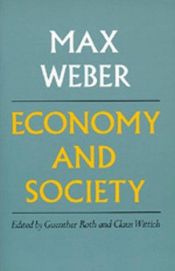 book cover of Economy and Society by Max Weber