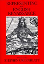 book cover of Representing the English Renaissance (Representations Books) by Stephen Greenblatt
