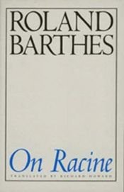 book cover of On Racine by Roland Barthes