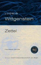 book cover of Zettel: 40th Anniversary Edition by Ludwig Wittgenstein