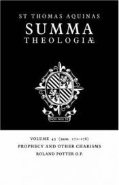 book cover of Summa Theologiae: Prophesy and Other Charisms by Thomas Aquinas