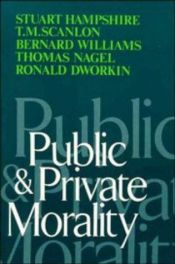 book cover of Public and Private Morality by Stuart Hampshire