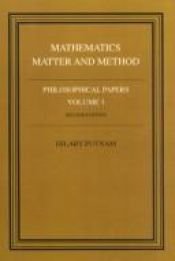 book cover of Mathematics, matter, and method by Hilary Putnam