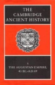 book cover of The Augustan Empire, 43 B.C.-A.D. 69 by Edward Champlin