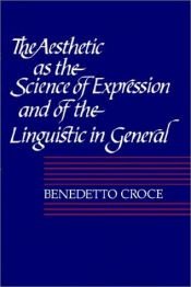 book cover of Aesthetic (Unesco Translations) by Benedetto Croce