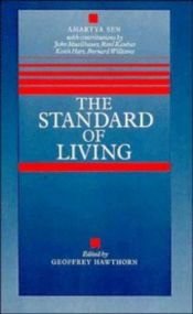 book cover of The standard of living by Amartya Sen