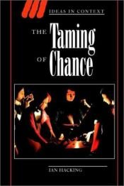 book cover of The Taming of Chance by Ian Hacking