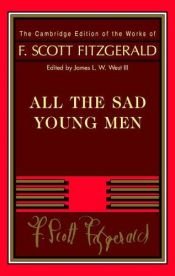 book cover of All the sad young men by Francis Scott Key Fitzgerald