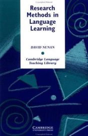 book cover of Research Methods in Language Learning by David Nunan