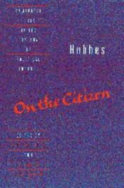 book cover of Le Citoyen ou les Fondements de la politique by Thomas Hobbes