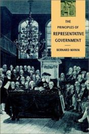 book cover of The principles of representative government by Bernard Manin