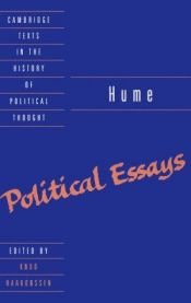 book cover of Political Essays by David Hume